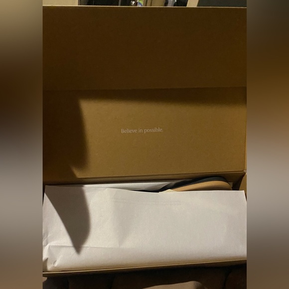 ROTHYS almond slingback flats cap toe 9.5 dressy shoes - Picture 4 of 7